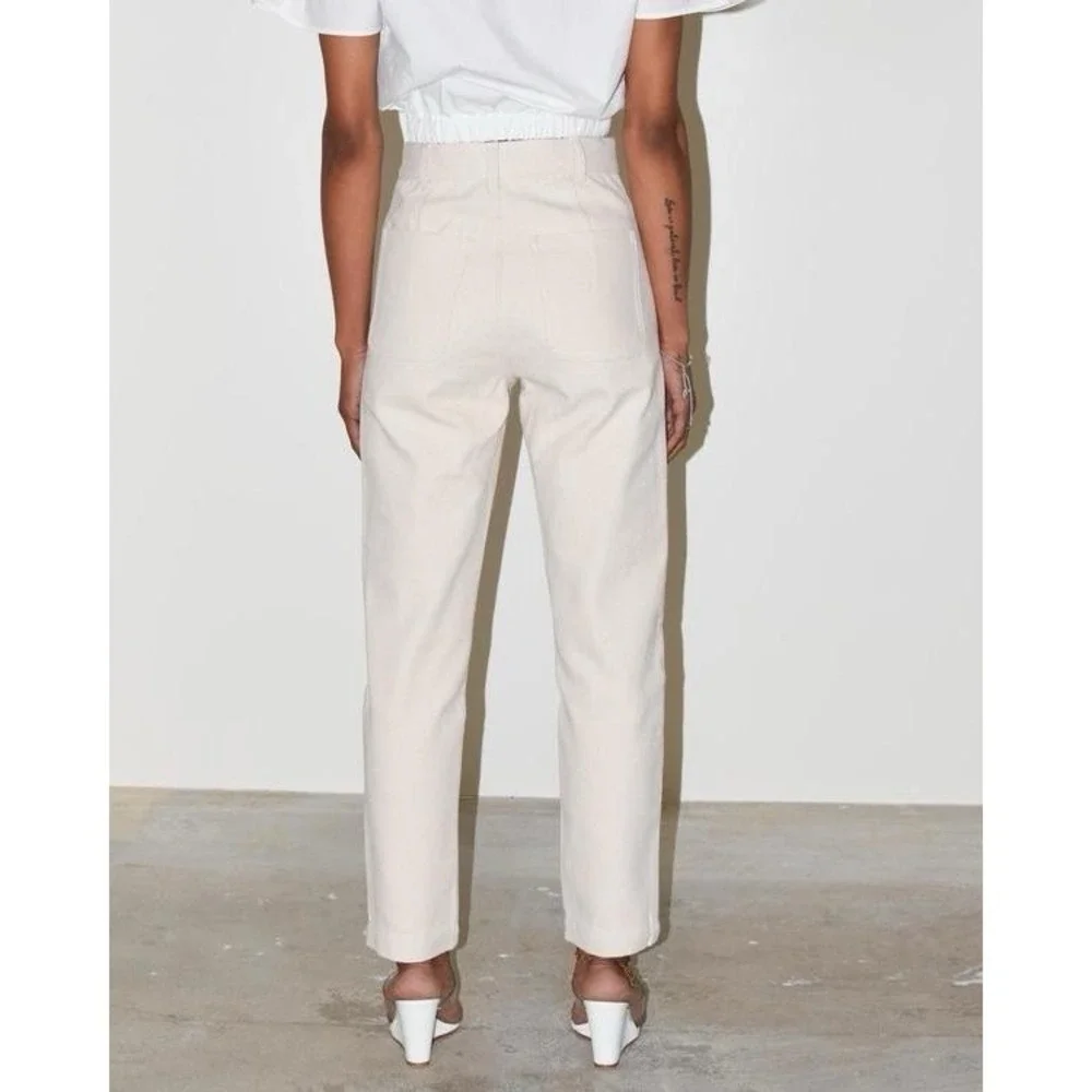 diamond‎ leah rigid pants natural Size 6 Minimalist Organic